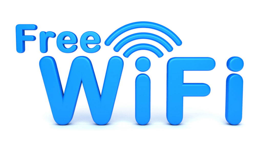 free wifi in laundromat