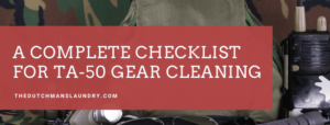 A Complete Checklist for TA-50 Gear Cleaning