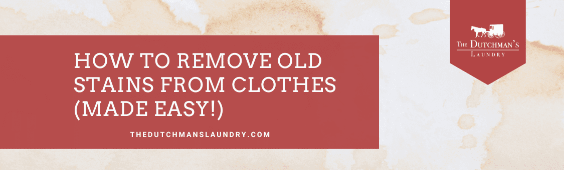 how to remove old stains