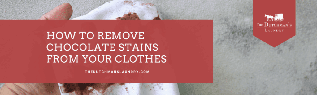 How to remove chocolate stains from your clothes banner