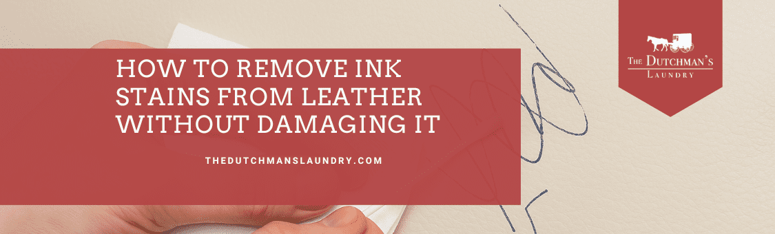 remove stains from leather banner